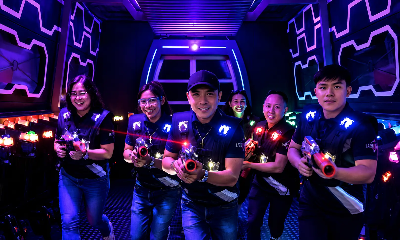 Laser tag arena at LazerXtreme Manila in BGC